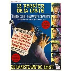  The List of Adrian Messenger Movie Poster (11 x 17 Inches 
