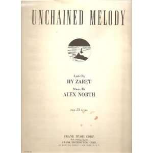  Sheet Music Unchained Melody Hy Zaret Alez North 205M 