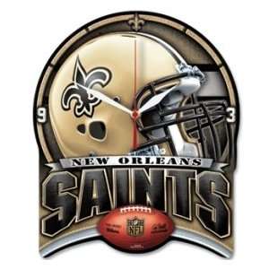  New Orleans Saints NFL Wall Clock High Definition: Sports 