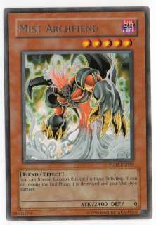 Yugioh Mist Archfiend TU02 EN009 (R)+BONUS  