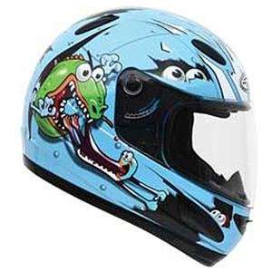   GMax Youth GM39 Lizard Helmet   Youth Medium/Lizard Blue: Automotive