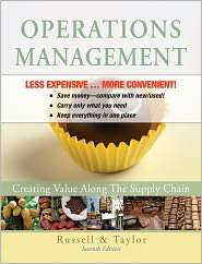 Operations Management Creating Value Along the Supply Chain 7E Binder 