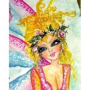  Fairy Eyes by Sherri Baldy 8x10 Ceramic Art Tile with 