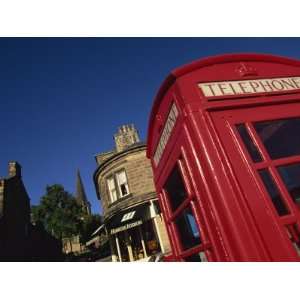  Red Telephone Boxes in Town Centre, Bakewell, Peak 