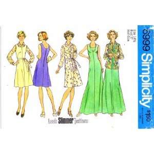  Simplicity 6999 Sewing Pattern Misses Look Slimmer Dress 