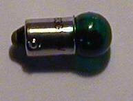 1445G (3) Green Light Bulbs 18v Bayonet Lionel Parts  