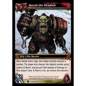 Barak the Shamed RARE   World of Warcraft Heroes of 