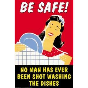    Buyenlarge 21229 2P2030 Be Safe 20x30 poster: Home & Kitchen