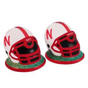  NCAA University of Nebraska Helmet Salt and Pepper Shakers 