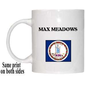  US State Flag   MAX MEADOWS, Virginia (VA) Mug Everything 