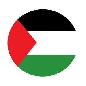  Palestine Flag Ellipse Auto Glass Sticker: Automotive