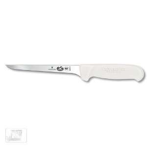   5640715 6 White Fibrox® Narrow Stiff Boning Knife: Kitchen & Dining