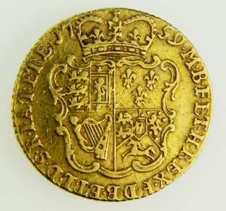 George II Gold 1759 Historic George III Half Guinea. Pre Sovereign 
