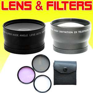 Lenses & Filters Kit For Nikon 18 55mm 55 200mm VR Lens  