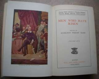 1902 Book Young Folks Library Men Who Have Risen Vol 17  