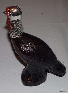 Decorative Wild Turkey Wild Country Avon Bottle / Decanter  