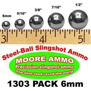    pack 6mm Steel Ball slingshot ammo (2 1/2 lbs): Sports & Outdoors