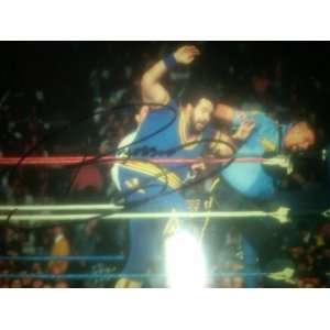  WWF WWE 1999 Titan Sports Big Boss Man Autographed 4x6 Wrestlemania 