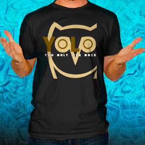 YOLO You Only Live Once OVO Take Care Drake T Shirt YMCMB ovoxo Black 
