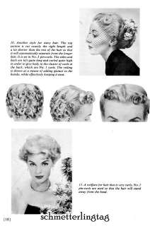 Vintage 1950s ATOMIC Hairstyles Create 50s Hair Book  
