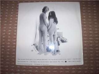 JOHN LENNON & YOKO ONO Two virgins Apple 613012 Rare LP  