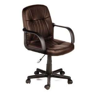   : Fastrack Chocolate Brown Leather Conference Chair: Office Products