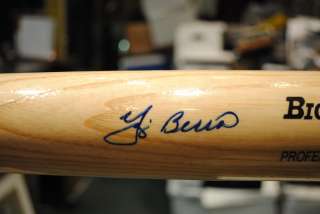 Autographed Yogi Berra Baseball Bat In Fine Condition!!!  