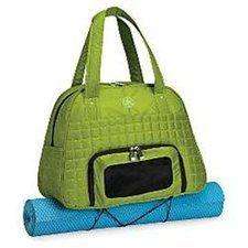 GAIAM Everything Fits Gym Bag in ~ GREEN ~ Large enough for all your 