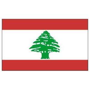  Lebanon Flag 3 x 5 NEW Lebanese 3x5 National Banner: Patio 