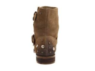 Mia Phoenix Ladies Sand Colored Smooth Suede Buckle Boot w/Rucked 