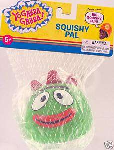 YO GABBA GABBA Squishy Pal Toy BROBEE Basic Fun Lance  