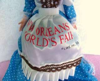 Vintage BRADLEY doll   1983 New Orleans Worlds Fair  