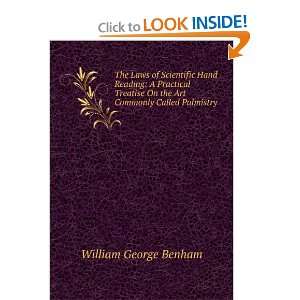   On the Art Commonly Called Palmistry: William George Benham: Books