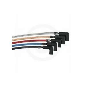  Magnum Braided Spark Plug Wires   Black Pearl , Color 