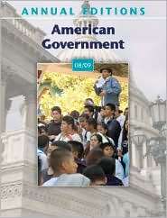 Annual Editions American Government 08/09, (0073397652), Bruce 