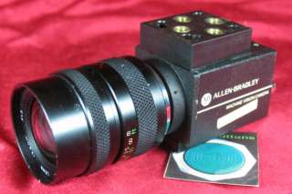 Allen Bradley 2801 YF Machine Vision Camera with 12.5mm Navitar CCTV 