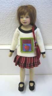 Maggie Iacono First Day of School cloth doll MIB  