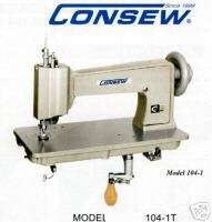 CONSEW 104 1T Embroidery Chain Stitch Sewing Machine  