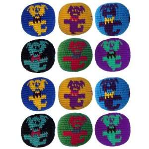  Set of 12 Hacky Sacks   Dancing Bear: Sports & Outdoors