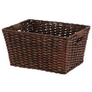  Dark Brown Woven Taper Basket