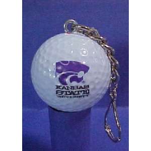 Kansas State University Logo Golf Ball Key Chain Sports 