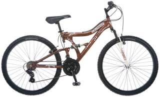 Mongoose 26 Melee Mens Dual Suspension Mountain Bike  