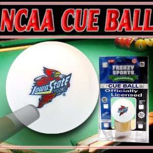  Iowa State Cyclones College Logo Pool Cue Ball: Sports 