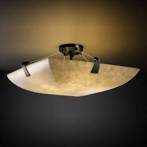  Justice Design Group CLD 9632 24 Semi Flush Bowl with 
