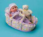 wicker baby doll bassinet  
