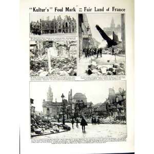  1914 15 WORLD WAR BRITISH SOLDIERS MACHINE GUN LILLE