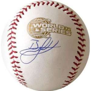  Bobby Jenks Autographed 2005 World Series MLB Baseball 