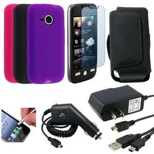 Compatible With HTC Droid Eris 9in1 Case Charger Accessory 