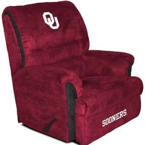  Oklahoma Sooners NCAA Big Daddy Recliner By Baseline: Home 