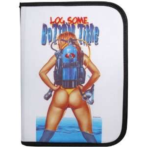 New Amphibious Outfitters Scuba Diving 3 Ring Zippered Log Book Binder 